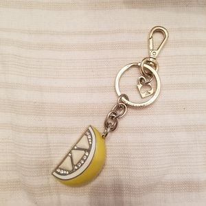Kate Spade Lemon keychain/purse charm